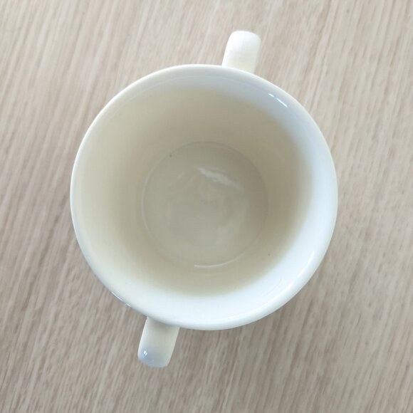 Bunnykins Royal Doulton 2-handled christening mug afternoon tea rabbits - Picture 6 of 8